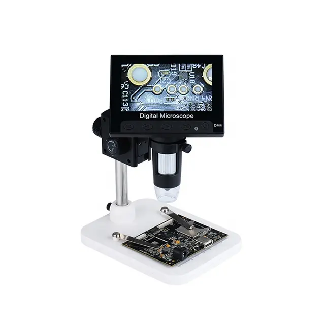 प्रयोगशाला रखरखाव औद्योगिक माइक्रोस्कोप HD 4.3 "स्क्रीन माइक्रोस्कोप 1000x