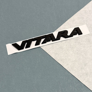 Adesivi Emblema Cofano in Plastica ABS Cromata <span class=keywords><strong>Nera</strong></span>, Decorazione Carrozzeria Auto, Adesivi per VITARA SX4 <span class=keywords><strong>S</strong></span>-<span class=keywords><strong>CROSS</strong></span> - Product Image 5