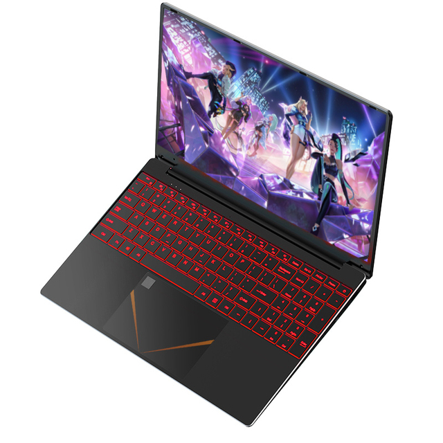 Discounted Original and New 15 Adv Laptop Gaming Blacklight Rgb 16GB RAM 128GB SSD Pc for Home Student Use