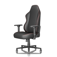 Accoudoirs ajustables Chaise de bureau ergonomique Échantillon gratuit Chaise PC pour joueur vidéo Chaise à bascule perforée en cuir véritable Chaise de jeu de laboratoire