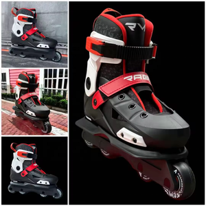 YSMLE Pattini in Linea Aggressivi Professionali per Bambini, per Pattinaggio di Velocità e Acrobazie su Strada - Product Image 4