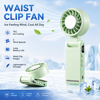 Ventilateur portable à clipser sur la ceinture, ventilateur de refroidissement haute vitesse, mini ventilateur personnel rechargeable pour l'extérieur, fabricant