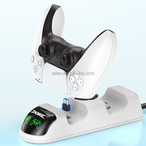 RALAN 도매 가격 2 컨트롤러 충전기 스테이션 플레이 스테이션 5 스탠드 PS5 용 콘솔 충전 독 - Product Image 2