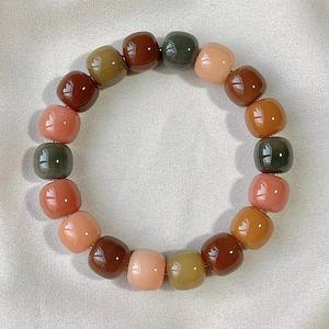 Naturel Boutique Blanc Jade Bodhi Racine papillon Bracelet rare Violet Dégradé Haute Lancer Perles Chapelet Perlé Bracelet De Mode - Product Image 4