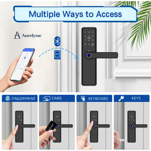 <span class=keywords><strong>Cerradura</strong></span> Inteligente para Puerta Aurelysse Tuya/TTlock, con Huella Dactilar Biométrica, <span class=keywords><strong>Seguridad</strong></span> <span class=keywords><strong>Digital</strong></span>, para Hogar, Oficina, Apartamento, Sistema Electrónico Inteligente - Product Image 3