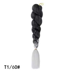 Trecce Sintetiche Ignifughe a Bassa Temperatura Fornite Direttamente dalla Fabbrica, Trecce Africane, Trecce Colorate, Doppia Trama a Macchina - Product Image 4