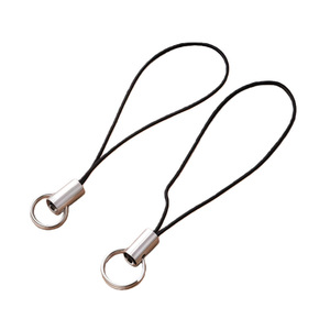 Mobile Phone Straps Black <b>Polyester</b> Single Loop Double Loop <b>Lanyards</b> For Phone Accessories Fall 2025 - Product Image 3