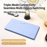 Clavier portable USB-C à membrane silencieuse filaire 78 touches sans rétroéclairage et sans repose-poignets pour tous les pads – Nouveau produit