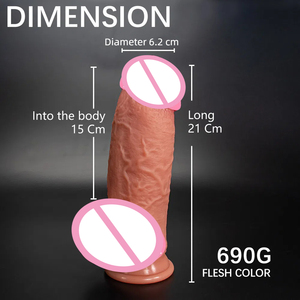 Super réaliste doux gros gode Silicone pénis artificiel femme auto-stimulation dispositif électrique sans fil télescopique balancement - Product Image 3