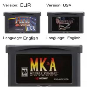 Cartouche de jeu GBA F-Zero pour Legend Resident Evil 2 pour Mortal Kombat Advance Console de jeu vidéo pour Pokmon pour Gameboy Games - Product Image 1