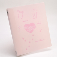 Carpeta Personalizada de Plástico PP con 3 Anillas, Tamaños A4, B5, A5, Transparente, con Bolsillo Interior y Ranura para Tarjetas de Visita, Impresión de Logotipo, OEM