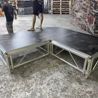 Plataforma Elevadora Móvil Portátil de Aleación de Aluminio con Capacidad de Carga de 700 kg y Montaje Rápido para Exposiciones y Eventos, Embalaje en Palés