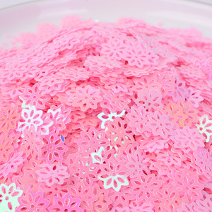 9mm 500g Open-hole Flower-shaped Glitter PVC <strong>Sequins</strong> Slime DIY Fillers Nail <strong>Art</strong> Accessory 6-20mm - Product Image 5