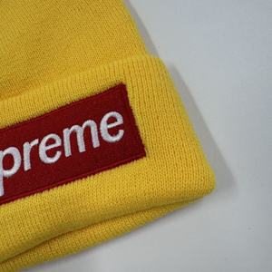 Lấy cảm hứng từ màu vàng dệt kim Beanie Streetwear phong cách mùa đông hat cho trẻ em & thanh thiếu niên có thể điều chỉnh giản dị đan cap - Product Image 3
