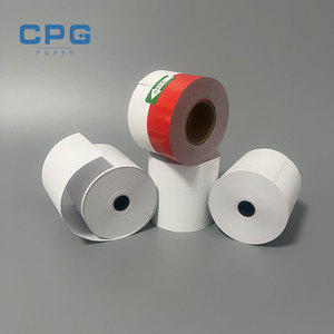 OEM Custom Thermal Paper Roll for Library Book Return Kiosk 80x70mm 65gsm BPA Free Low Residue Thermal <b>Printer</b> Cash Register - Product Image 1