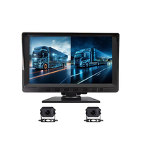 Cámara de Tablero Premium para Camiones de 7 Pulgadas con 2 Cámaras 1080P, Rastreo GPS 4G y Visión Nocturna para Vehículos Comerciales