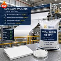 Poliuminium Sulfat PAS 17% Granul Pengatur pH Bahan Kimia Pengolahan Air Koagulan dengan pH 2.5-4.0 dan Kemurnian 99.99%