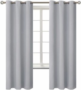 <span class=keywords><strong>Rideau</strong></span> occultant 100% noir moderne pour <span class=keywords><strong>chambre</strong></span> à coucher, salon et hôtel – Rideaux occultants économiques pour fenêtres - Product Image 2