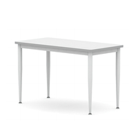 Table à manger en acier industriel moderne, design personnalisé directement de l'usine pour salon et cuisine