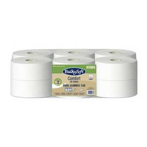 Carta Igienica BulkySoft Mini Jumbo 130 Comfort Senza Inchiostro 9 Rotoli - Product Image 1