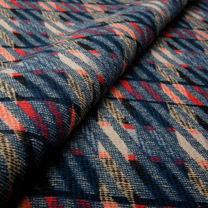 Keer Nhà Máy Tùy Chỉnh Bán Buôn TDQ1129-L Mẫu Miễn Phí Mùa Đông Rayon Viscose Acrylic Thổ Cẩm Jacquard Quần Áo Vải - Product Image 3