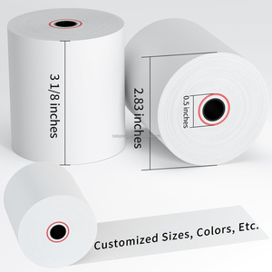 Thermal Paper Rolls 57x30 80x60mm 60gsm Professional Grade Oil Proof Receipt Paper for Kitchen <b>Printer</b> - Product Image 4