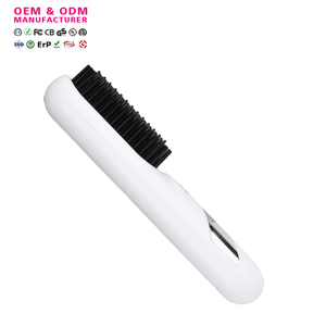 Peigne chauffant personnalisable sans fil rechargeable à ions négatifs, <span class=keywords><strong>lisseur</strong></span> de cheveux électrique, prix de gros pour usage domestique et hôtelier - Product Image 2