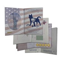 Services d'impression personnalisés de livrets de passeport pour animaux de compagnie avec informations personnelles