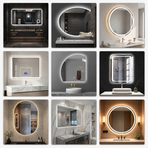 <span class=keywords><strong>Espejo</strong></span> de Baño Multifuncional Personalizado sin Marco <span class=keywords><strong>para</strong></span> Barbería y Salón, <span class=keywords><strong>Espejo</strong></span> de Maquillaje <span class=keywords><strong>con</strong></span> Luces LED, <span class=keywords><strong>Espejo</strong></span> Ovalado <span class=keywords><strong>para</strong></span> Baño y Aseo Antivaho - Product Image 6