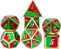 Juego de Dados Metálicos Estándar de 16 mm para Juegos de Mesa