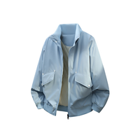 Veste bomber pour homme avec logo personnalisé du fabricant, impression de haute qualité, broderie, hiver, imperméable, coupe-vent, fermeture éclair, OEM
