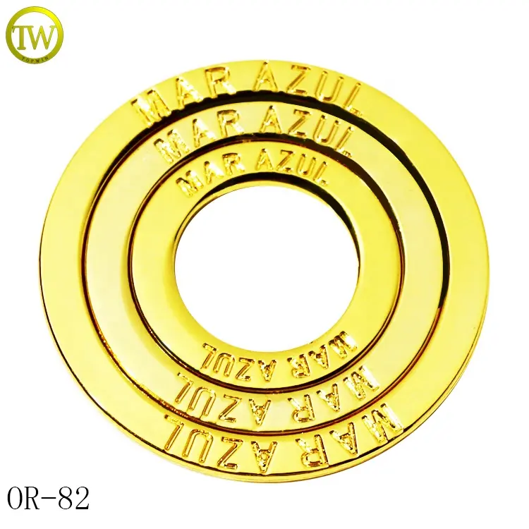 Cintura di alta qualità per accessori decorativi o ring per reggiseno in oro con fibbia regolabile per costume da bagno