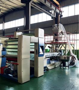 Équipement de ligne de production d'extrusion de ficelle de raphia de <span class=keywords><strong>film</strong></span> fendu fibrillé de pp avec accumulateur et <span class=keywords><strong>Twister</strong></span> - Product Image 4