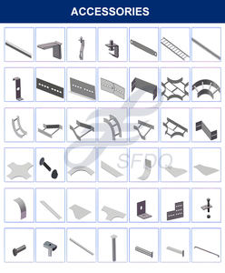 Bandeja de gestión de cables industrial de color personalizado Bandeja de gestión de cables resistente a la corrosión - Product Image 4