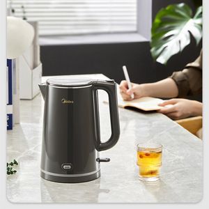 Bouilloire électrique Midea 1,7 L, arrêt automatique, maintien au chaud, base rotative à 360 degrés, usage domestique - Product Image 2