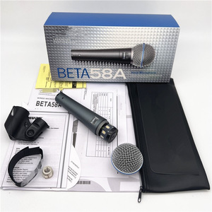 Micrófono Profesional Beta58a, Micrófono Dinámico Cardioide con Cable <span class=keywords><strong>Sm58</strong></span> para Voz, Micrófono de Karaoke para <span class=keywords><strong>Shure</strong></span> - Product Image 3