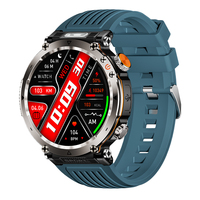 Nuevo Reloj Inteligente Deportivo para Exteriores Ht30, Resistente al Agua IP68, Monitor de Ritmo Cardíaco, Pantalla Táctil, Correa de Aleación y Gel de Sílice, Android