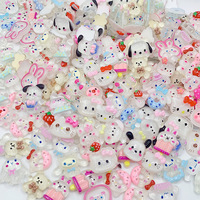 Accessoires en résine de style dessin animé, mélangés aléatoirement, pour matériaux de bijoux DIY et jouets artisanaux pour enfants
