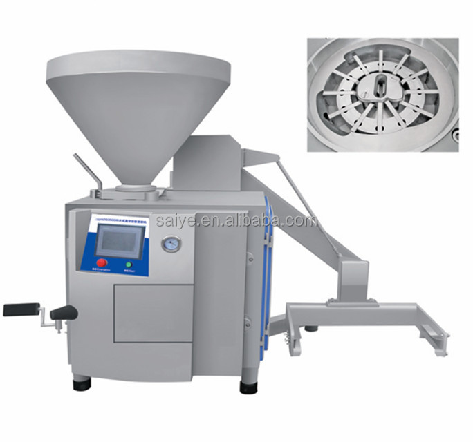 vacuum vane quantitative sausage filling and knotting machine