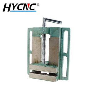 Hongyang Độ chính xác cao 100mm mini Hướng dẫn sử dụng băng ghế dự bị Chuck khoan cố định gang Vise Kìm phẳng đa công cụ chế biến gỗ máy móc - Product Image 1