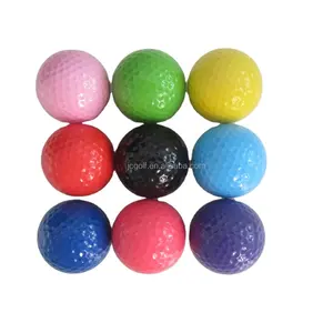 Boule de Golf Mini de 4 pouces, intérieur et extérieur, couleurs assorties