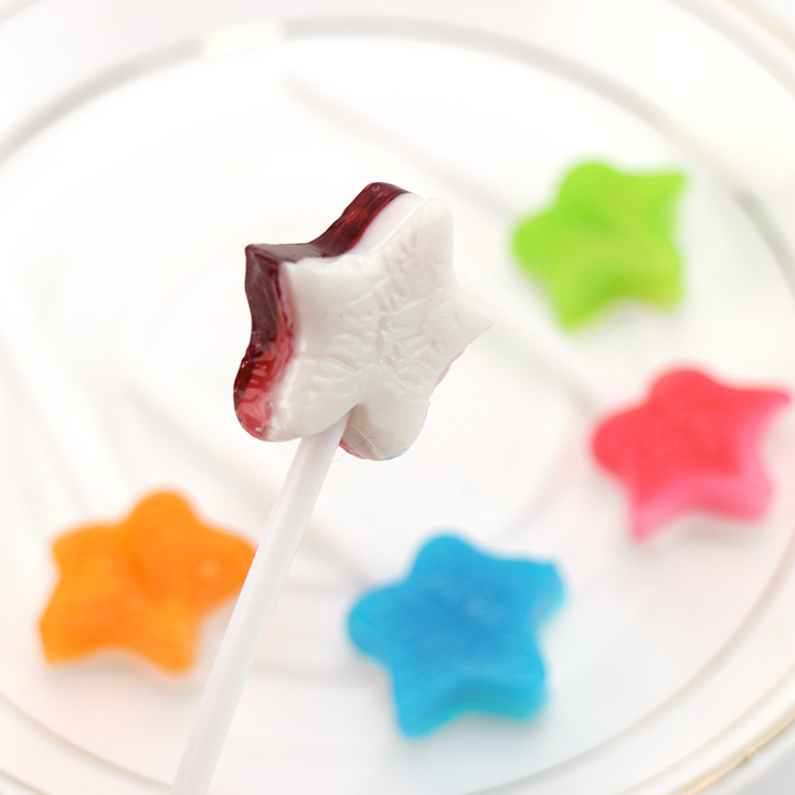 star shape lollipop