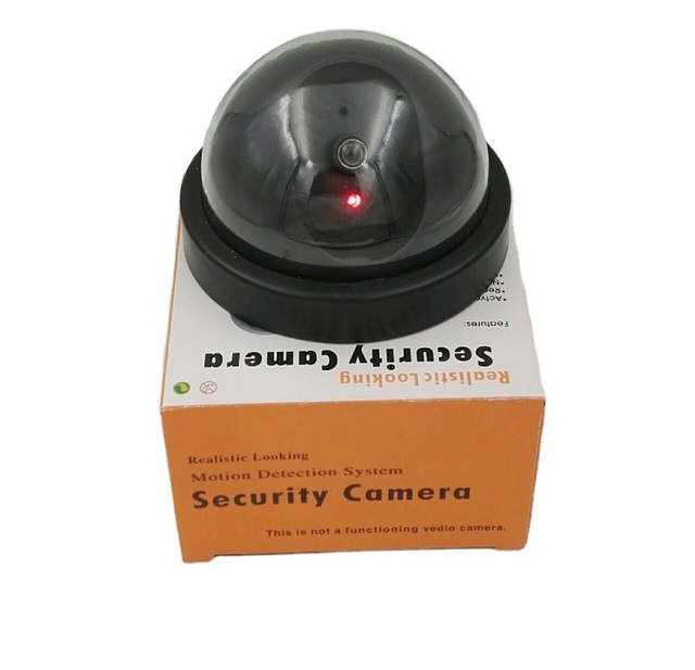 Dome Dummy Analog Security Camera Indoor IR Infrared LED Blink Flashing Light CCTV Realistic Simulation Camera Analog Camera