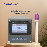 Sonde de pH et ORP industrielle de haute qualité BetteBlue 1000mV 0.6MPA avec anneau en platine et câble séparé (câble S8)