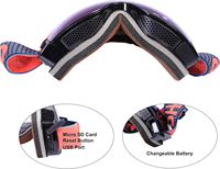 Caméra d'action 4K Wifi Ultra HD, caméra portable pour le corps, caméra pour casque de ski, caméra sportive DV, caméscope, enregistrement vidéo POV, caméra de snowboard