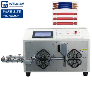 Multicore Pneumatic Large Square Cable Wire Stripping Machine Electric Cable Cutting And Stripping Machine