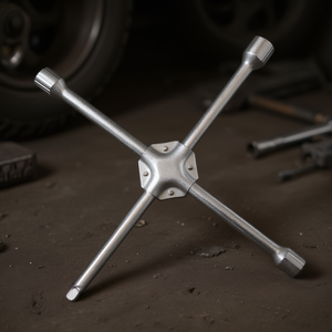 Llave de cabeza cruzada para extracción de ruedas 6072, herramienta de aleación metálica - Product Image 3