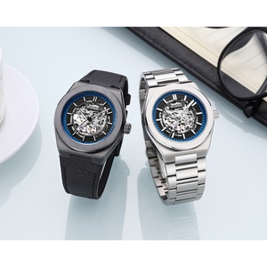 2025 relojes mecánicos automáticos de lujo para hombres con logotipo personalizado Japón 8N24 Acero inoxidable bisel octogonal H banda de Metal Esfera de 41mm - Product Image 3