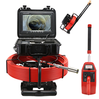 Caméra d'inspection de canalisation à câble de 7 mm, caméra d'égout, caméra de drainage avec câble de 50 m, IP68, avec compteur de distance - Offre Spéciale