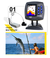 Camoro FF918-CWLS bateau détecteur de poissons affichage couleur sans fil fonctionnement 300m profondeur 100 M détecteur de chasse au poisson Machine